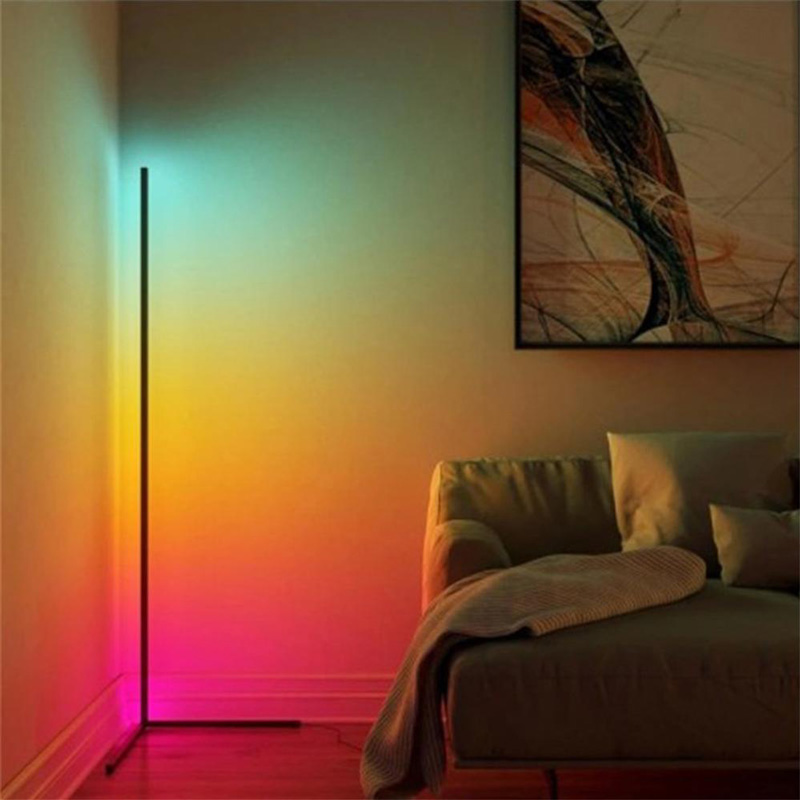 Φωτιστικό δαπέδου Nanek led μέταλλο μαύρο 30x30x120εκ - Image 2