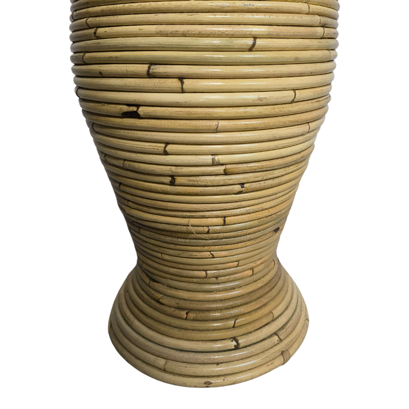 Βάζο Virnia Inart pe rattan σε φυσική απόχρωση Φ40x70εκ - Image 3