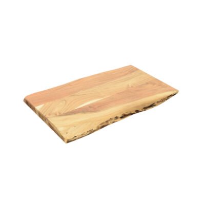 Επιφάνεια τραπεζιού Pozier μασίφ ξύλο ακακίας σε φυσική απόχρωση 140x80x4εκ