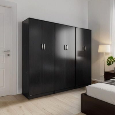 Ντουλάπα εξάφυλλη Lego pakoworld wenge 240x42x180εκ