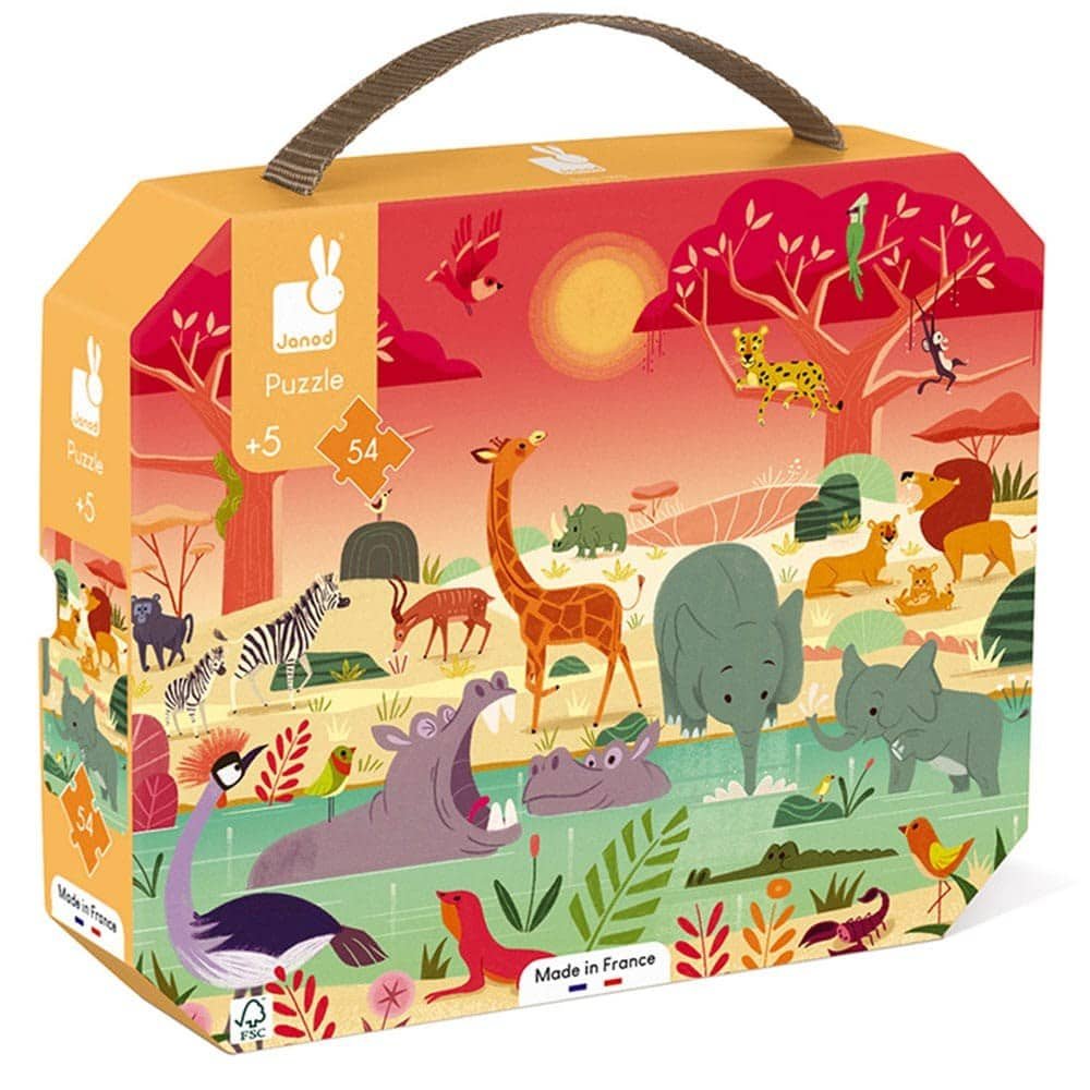 JANOD ΠΑΖΛ ΖΩΑΚΙΑ ΣΑΦΑΡΙ 54 ΤΕΜ J02650