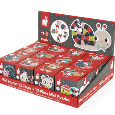 JANOD ΜΙΚΡΑ ΠΑΖΛ (12 ΤΕΜ) - ΜΩΡΑΚΙΑ ΖΩΑΚΙΑ (6 ΣΧΕΔΙΑ) J02852