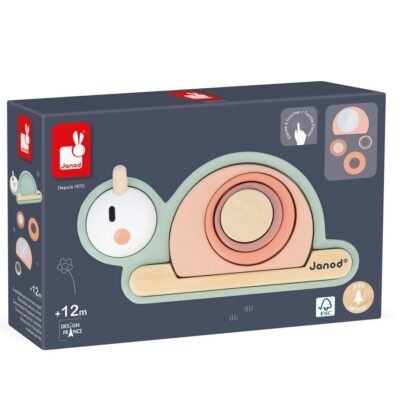 ΕΚΠΑΙΔΕΥΤΙΚΑ ΠΑΙΧΝΙΔΙΑ JANOD ΣΤΟΙΒΑΖΟΜΕΝΟ ΣΑΛΙΓΚΑΡΙ - ΑΙΣΘΗΤΗΡΙΑΚΟ ΓΙΑ 1+
