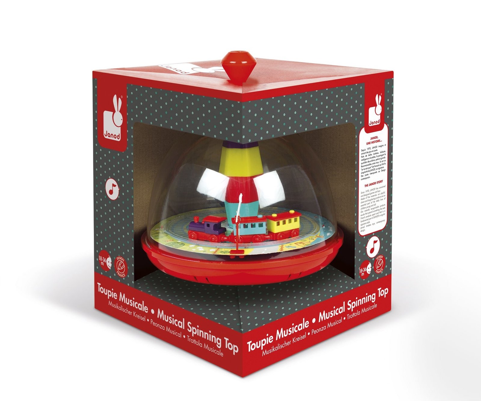 JANOD ΜΟΥΣΙΚΗ ΠΕΡΙΣΤΡΕΦΟΜΕΝΗ ΠΥΡΟΣΒΕΣΤΙΚΗ J04122 - Image 2