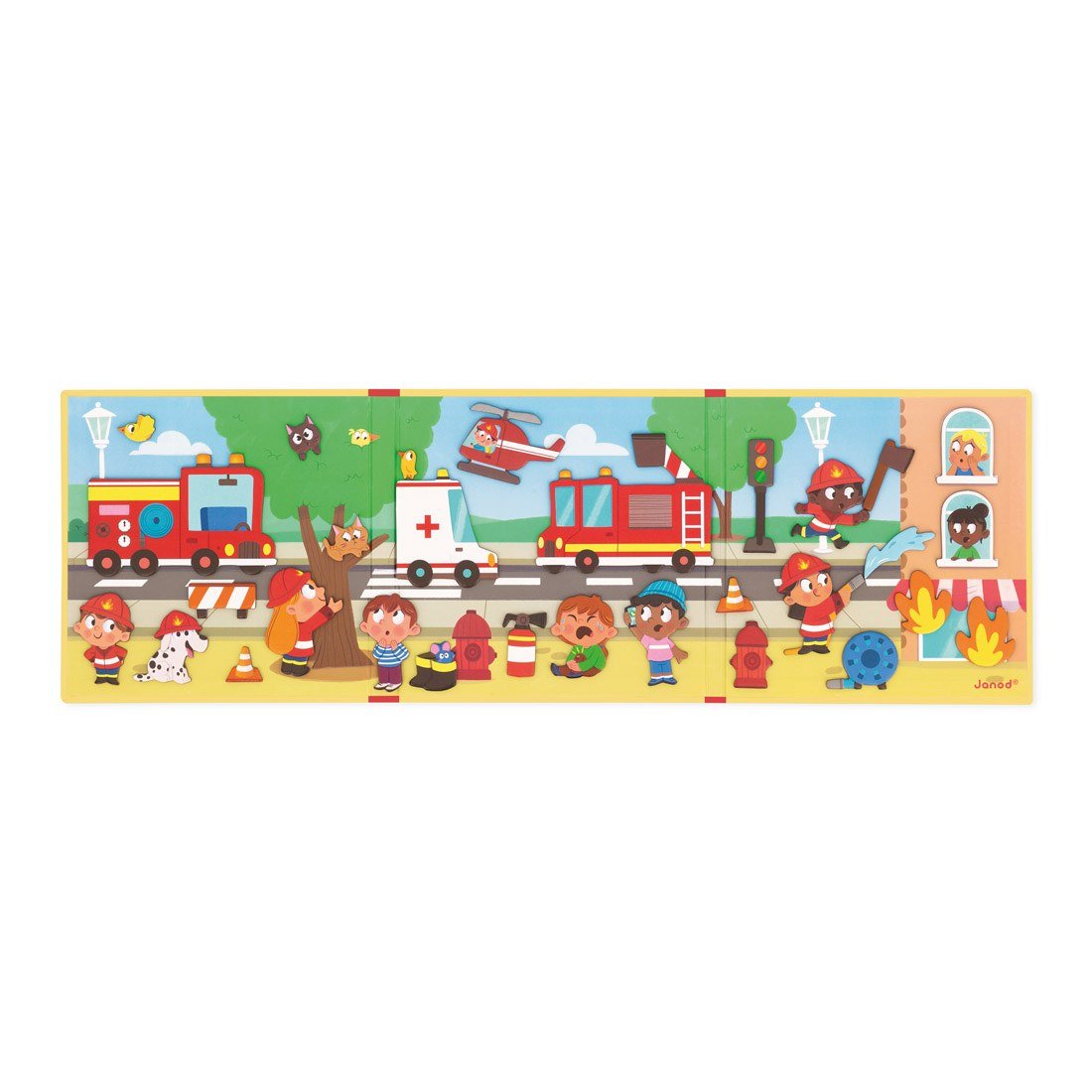 ΜΑΓΝΗΤΙΚΟ ΠΑΙΧΝΙΔΙ JANOD ΙΣΤΟΡΙΕΣ ΠΥΡΟΣΒΕΣΤΕΣ ΓΙΑ 3+ - Image 2