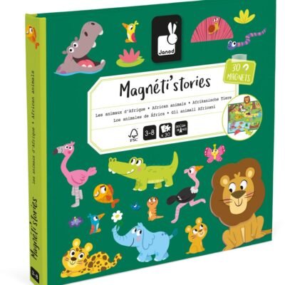 ΜΑΓΝΗΤΙΚΟ ΠΑΙΧΝΙΔΙ JANOD ΙΣΤΟΡΙΕΣ ΖΩΑ ΤΗΣ ΑΦΡΙΚΗΣ ΓΙΑ 3+