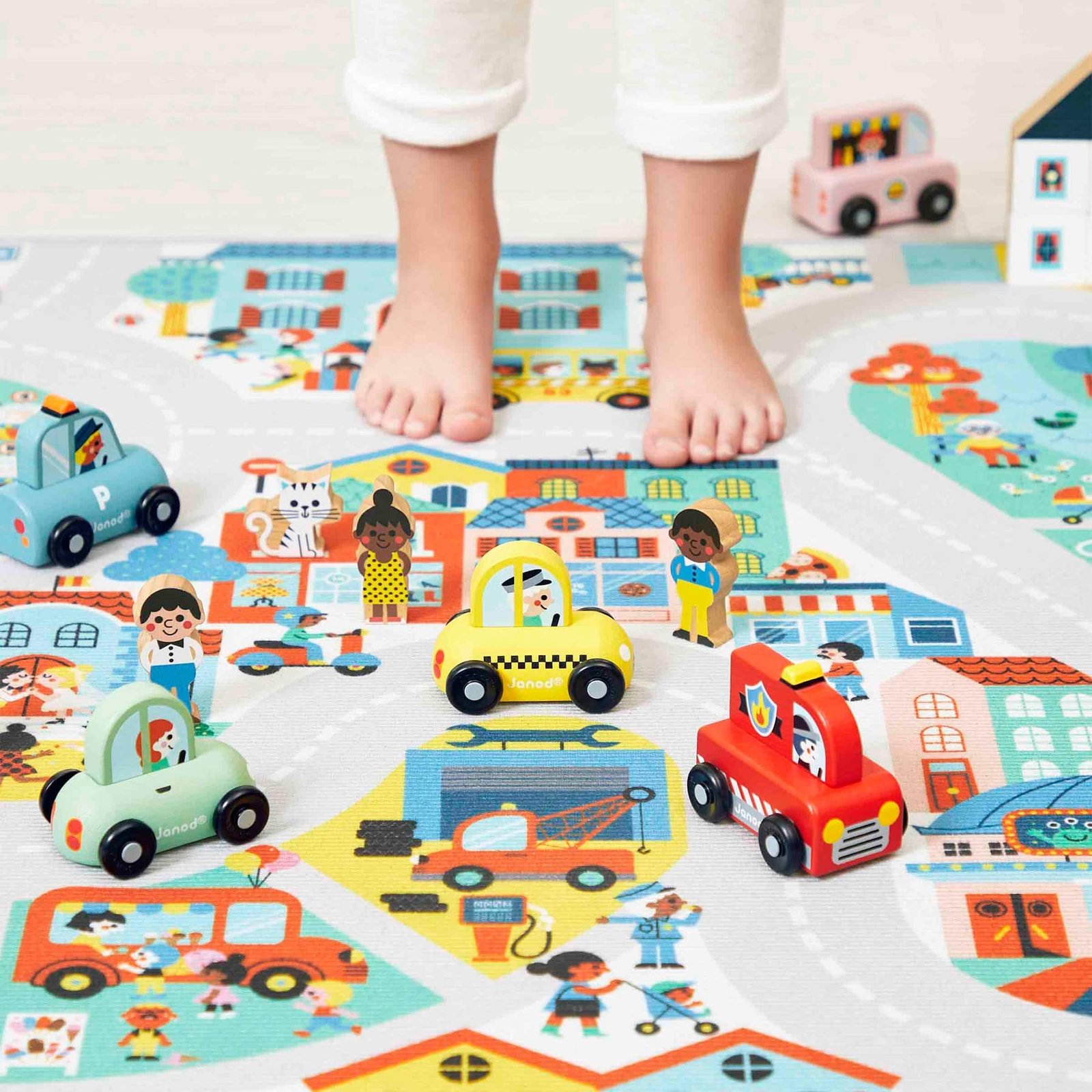 JANOD ΠΑΙΧΝΙΔΙ ΜΙΜΗΣΗΣ CROSS ROADS - ΠΡΑΣΙΝΟ ΑΜΑΞΙ ΓΙΑ ΠΑΙΔΙΑ 1+ - Image 3