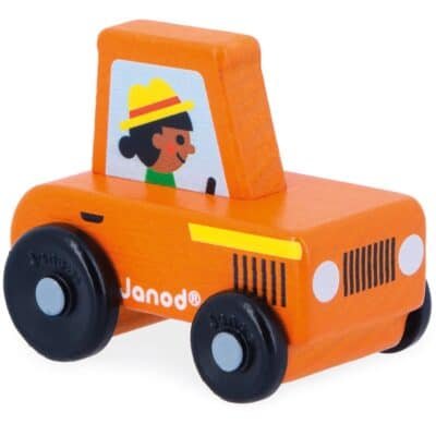 JANOD ΠΑΙΧΝΙΔΙ ΜΙΜΗΣΗΣ  CROSS ROADS - ΚΟΚΚΙΝΟ ΤΡΑΚΤΕΡ ΓΙΑ ΠΑΙΔΙΑ 1+