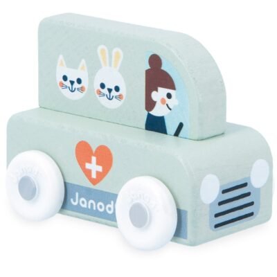 JANOD ΠΑΙΧΝΙΔΙ ΜΙΜΗΣΗΣ  CROSS ROADS - ΚΤΗΝΙΑΤΡΙΚΟ ΑΣΘΕΝΟΦΟΡΟ ΓΙΑ ΠΑΙΔΙΑ 1+