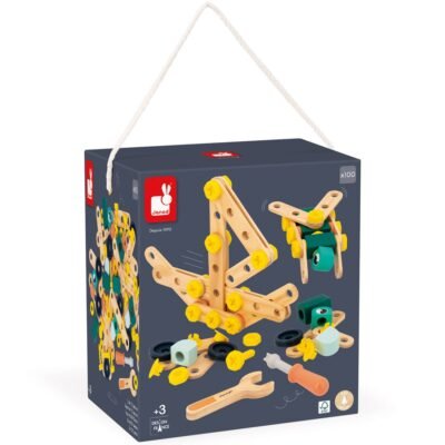 ΚΑΤΑΣΚΕΥΕΣ JANOD BRICO'KIDS - ΚΟΥΤΙ ΚΑΤΑΣΚΕΥΩΝ 100 ΤΕΜΑΧΊΩΝ 3+