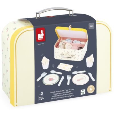 JANOD ΠΑΙΧΝΙΔΙ ΜΙΜΗΣΗΣ SHINY GRANDMA ΒΑΛΙΤΣΑ ΜΕ ΣΕΡΒΙΤΣΙΟ ΓΙΑ ΠΑΙΔΙΑ  3+