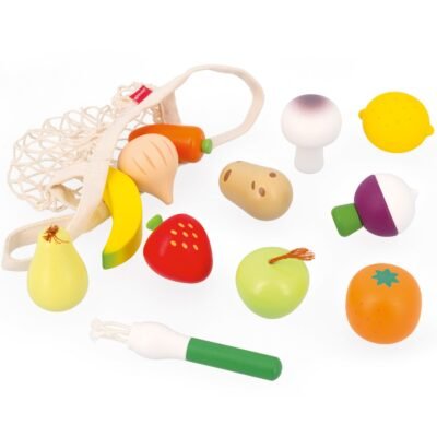 JANOD ΠΑΙΧΝΙΔΙ ΜΙΜΗΣΗΣ ΔΙΧΤΥ ΜΕ ΦΡΟΥΤΑ & ΛΑΧΑΝΙΚΑ ΓΙΑ ΠΑΙΔΙΑ 3+