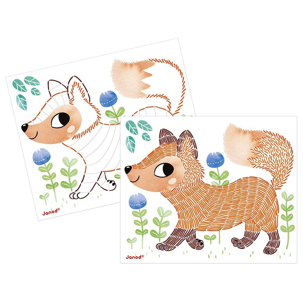 JANOD ΧΡΩΜΟΣΕΛΙΔΕΣ ΜΕ ΖΩΑΚΙΑ J07783 - Image 4