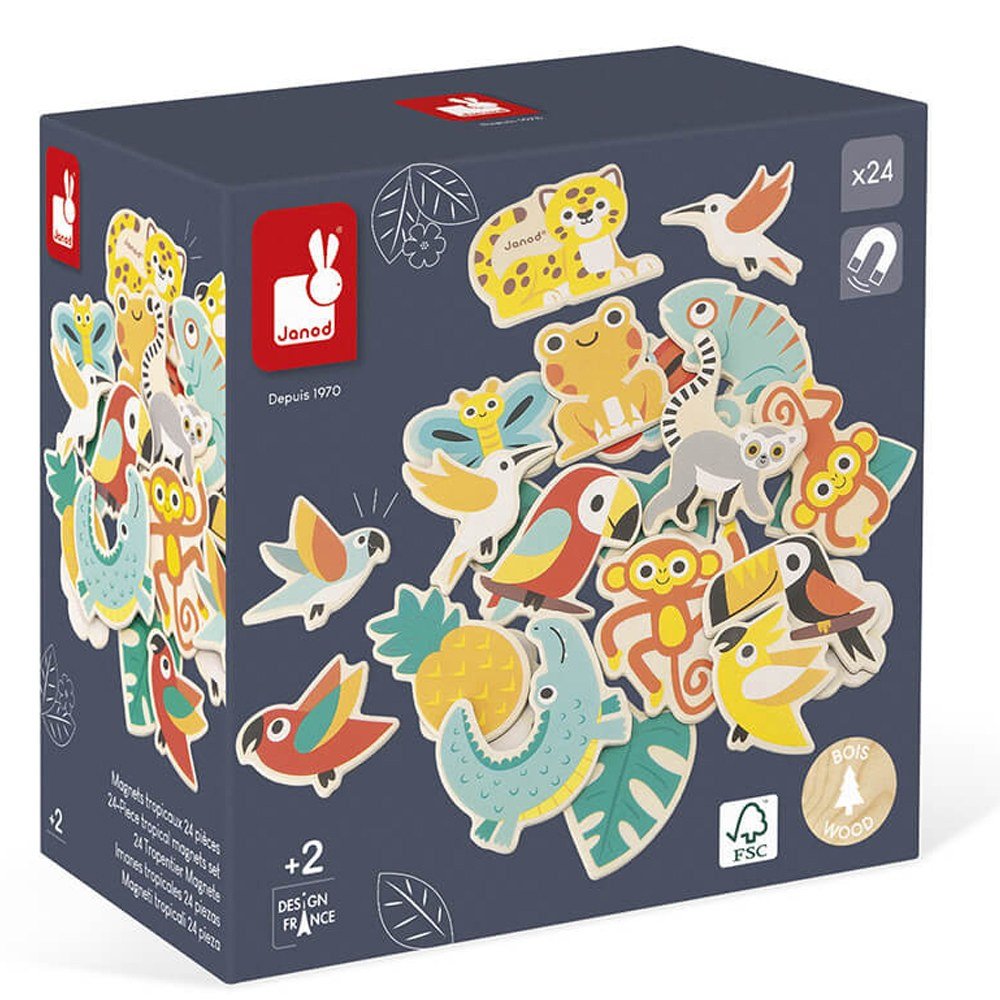 JANOD TROPIK - ΣΕΤ ΤΡΟΠΙΚΟΙ ΜΑΓΝΗΤΕΣ 24 ΤΕΜ J08274