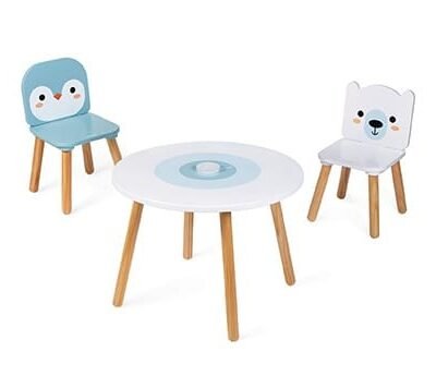 JANOD ΣΕΤ ΤΡΑΠΕΖΙ ΚΑΙ 2 ΚΑΡΕΚΛΕΣ J09650