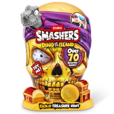 ZURU ΠΑΙΧΝΙΔΙ ΜΙΝΙΑΤΟΥΡΑ SMASHERS S5 DINO ISLAND ΚΥΝΗΓΙ ΤΟΥ ΧΡΥΣΟΥ ΘΗΣΑΥΡΟΥ 3+