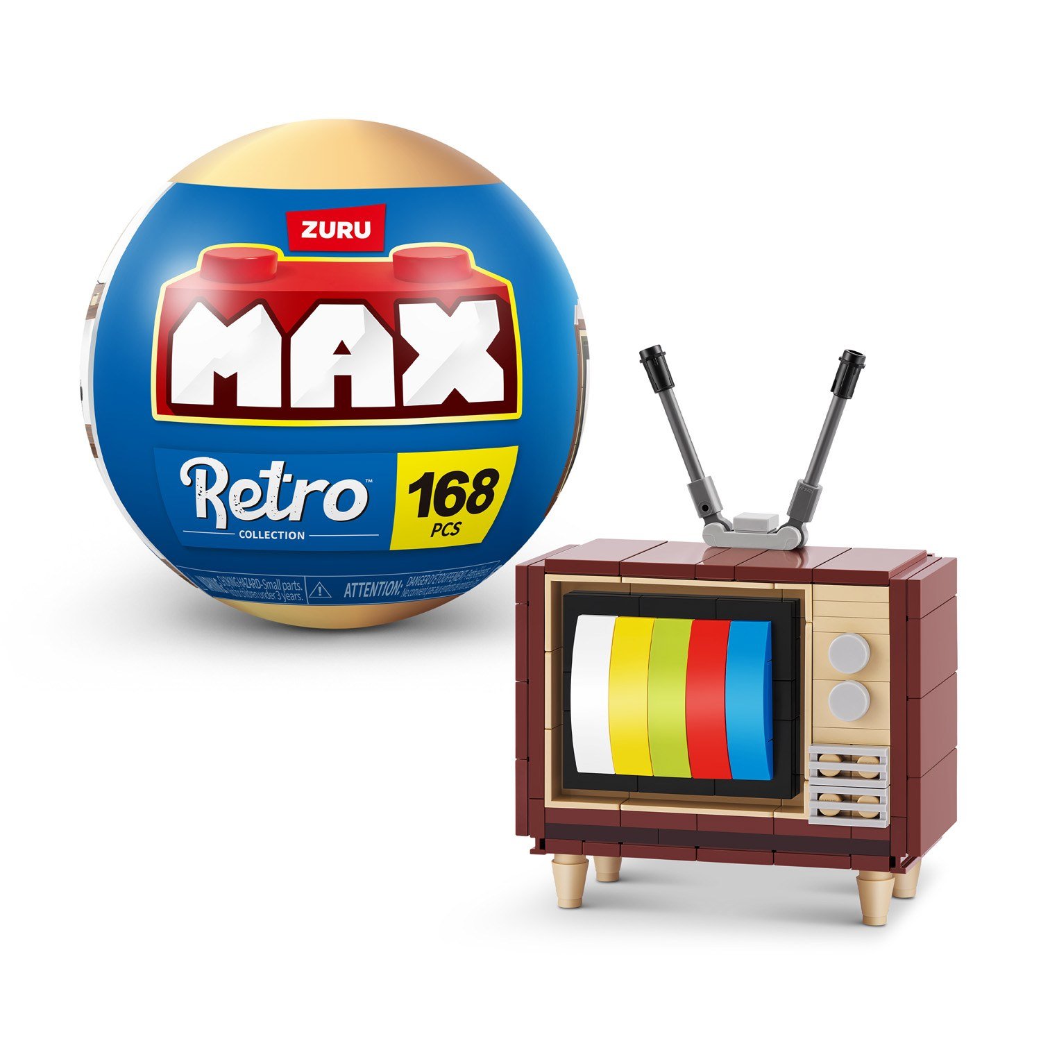 ZURU ΠΑΙΧΝΙΔΙ ΜΙΝΙΑΤΟΥΡΑ MAX BUILD RETRO ΣΕΙΡΑ 1 ΤΕΜΑΧΙΟ ΓΙΑ 8+ - Image 2