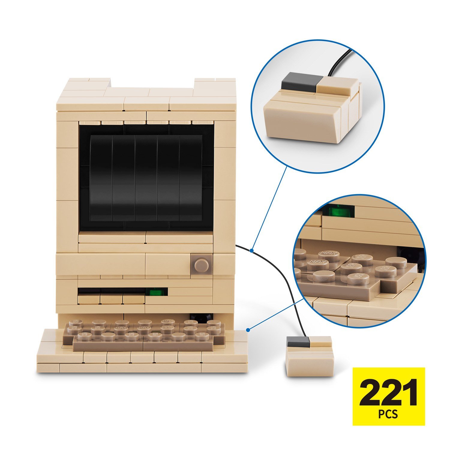 ZURU ΠΑΙΧΝΙΔΙ ΜΙΝΙΑΤΟΥΡΑ MAX BUILD RETRO ΣΕΙΡΑ 1 ΤΕΜΑΧΙΟ ΓΙΑ 8+ - Image 4