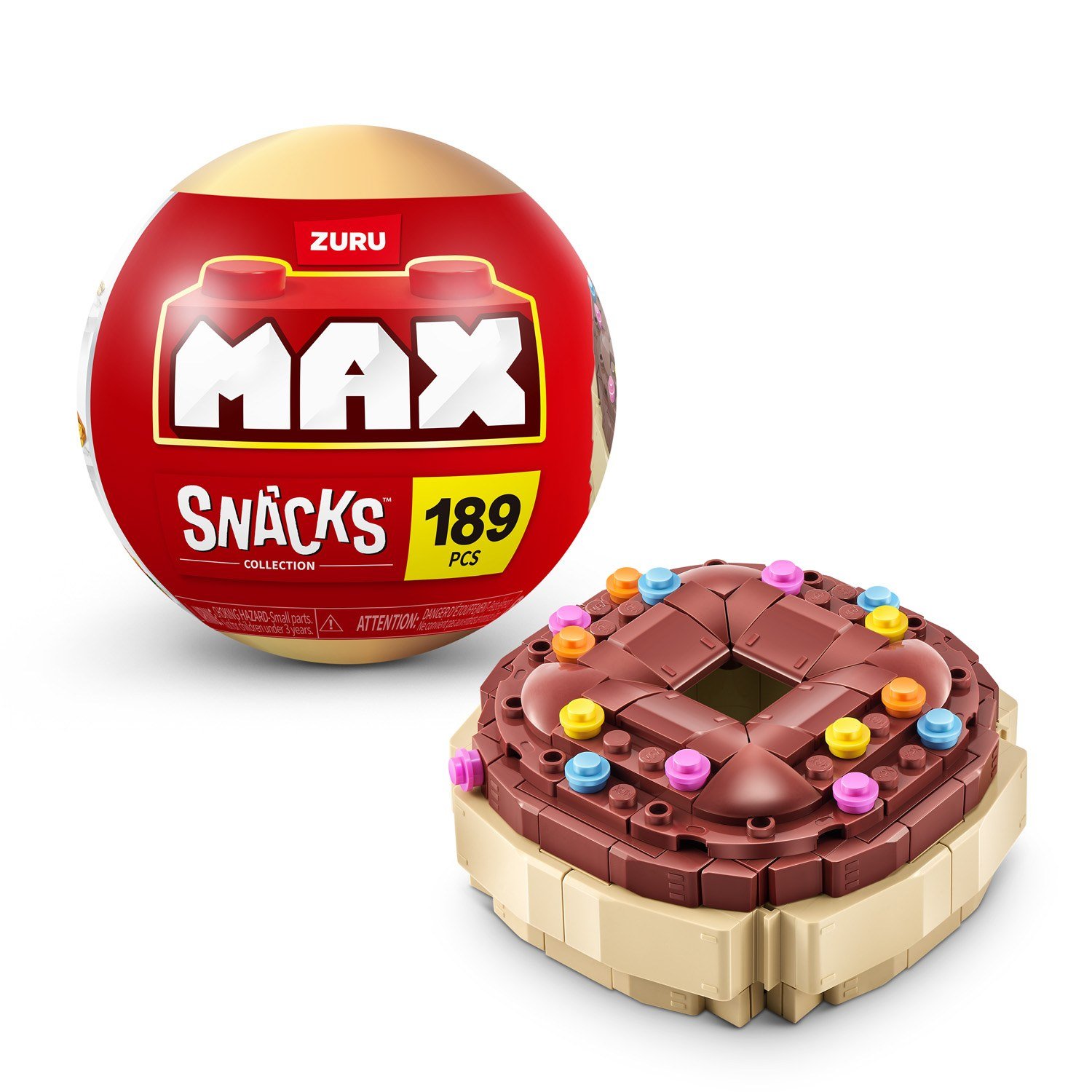 ZURU ΠΑΙΧΝΙΔΙ ΜΙΝΙΑΤΟΥΡΑ MAX BUILD SNACK SERIES 1 ΤΕΜΑΧΙΟ ΓΙΑ 8+ - Image 2