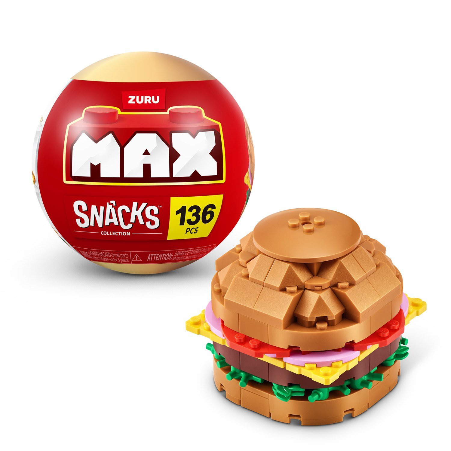 ZURU ΠΑΙΧΝΙΔΙ ΜΙΝΙΑΤΟΥΡΑ MAX BUILD SNACK SERIES 1 ΤΕΜΑΧΙΟ ΓΙΑ 8+ - Image 3