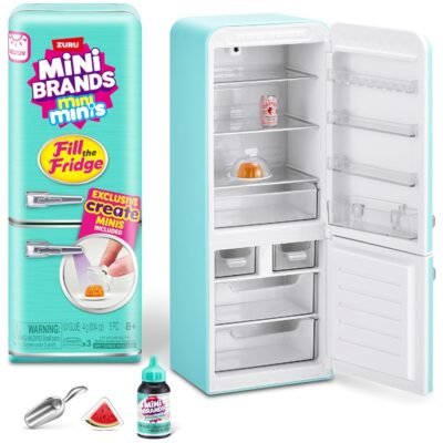 ZURU ΠΑΙΧΝΙΔΙ ΜΙΝΙΑΤΟΥΡΑ ΣΥΛΛΕΚΤΙΚΟ MINI BRANDS SERIES 1 FILL THE FRIDGE ΨΥΓΕΙΟ ΓΙΑ ΠΑΙΔΙΑ 3+ ΤΕΜ.