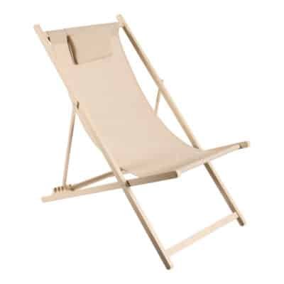 Σεζλόνγκ επαγγελματική Corte pakoworld αλουμίνιο cappuccino-textilene σε καφέ απόχρωση