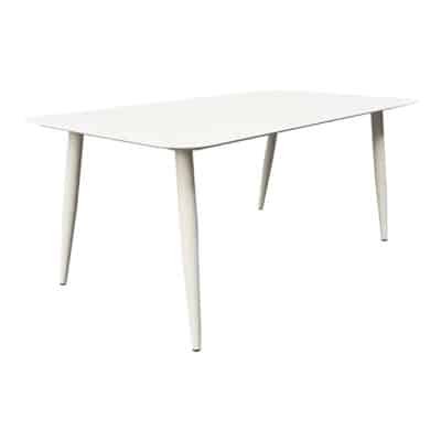 Τραπέζι Vista pakoworld αλουμίνιο σε λευκη απόχρωση 150x80x72εκ