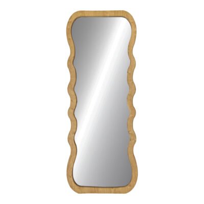 Καθρέπτης Zerbon pakoworld mdf σε φυσική απόχρωση 60x1.5x155εκ