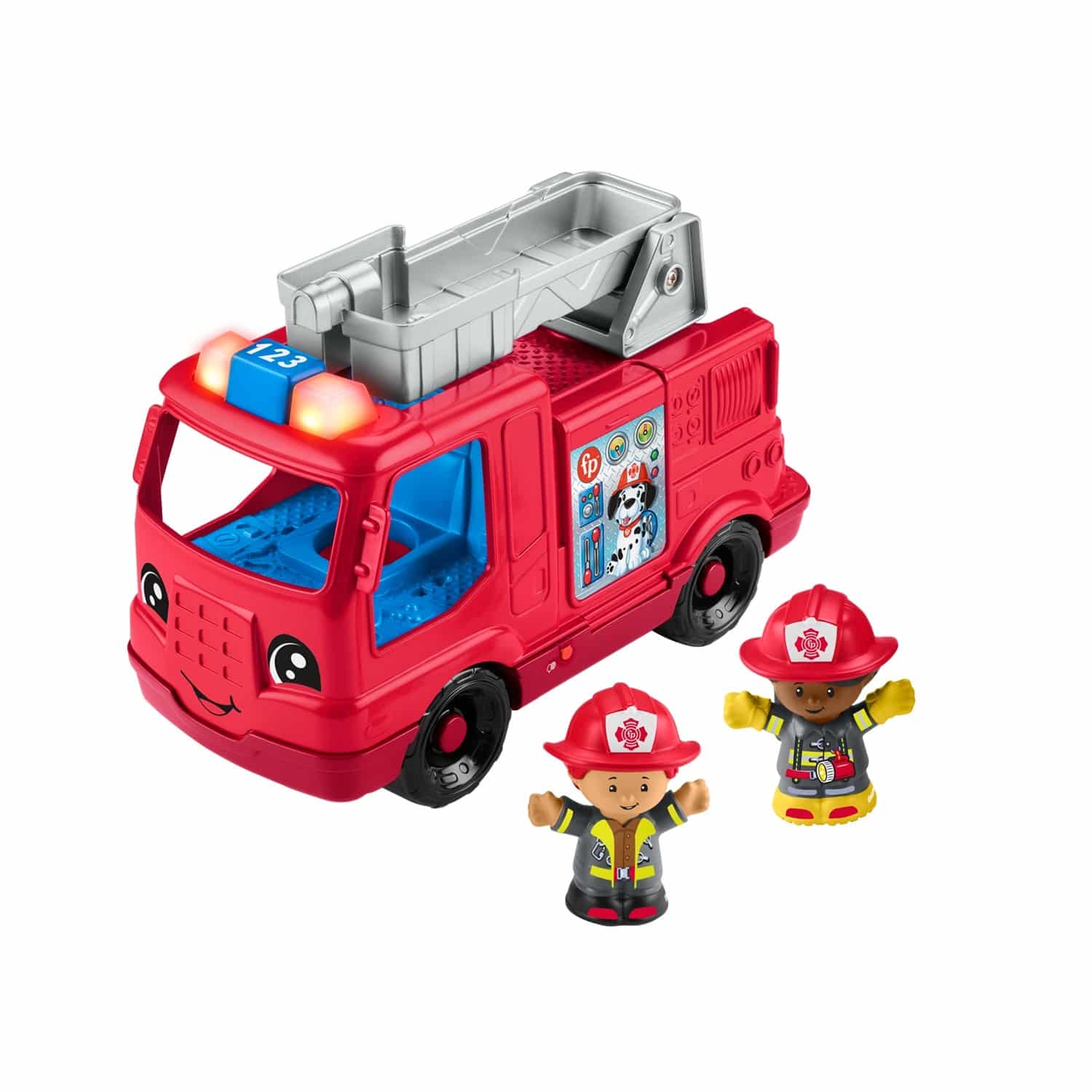 Fisher Price: Little People- Let’s Go! Vehicles Little People Fire Truck Vehicle with Figures (HYR88)