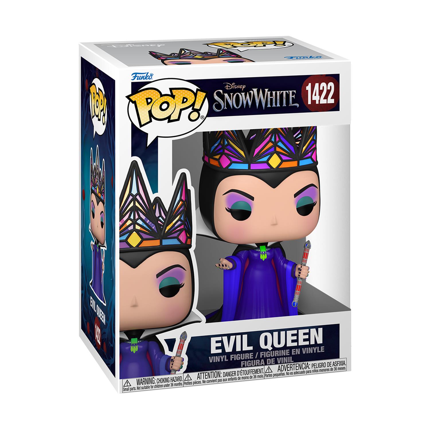 Funko Pop! Disney: Snow White (Live Action) - Evil Queen (Black & Purlpe) #1422 Vinyl Figure - Image 2