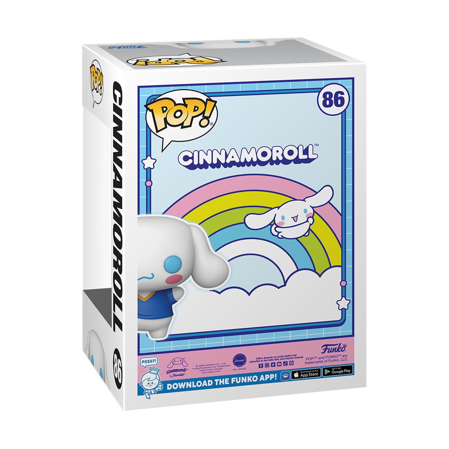 Funko Pop! Sanrio: Cinnamoroll - Cinnamoroll with Soccer Ball (Flocked) (Special Edition) #86 Vinyl Figure - Image 3