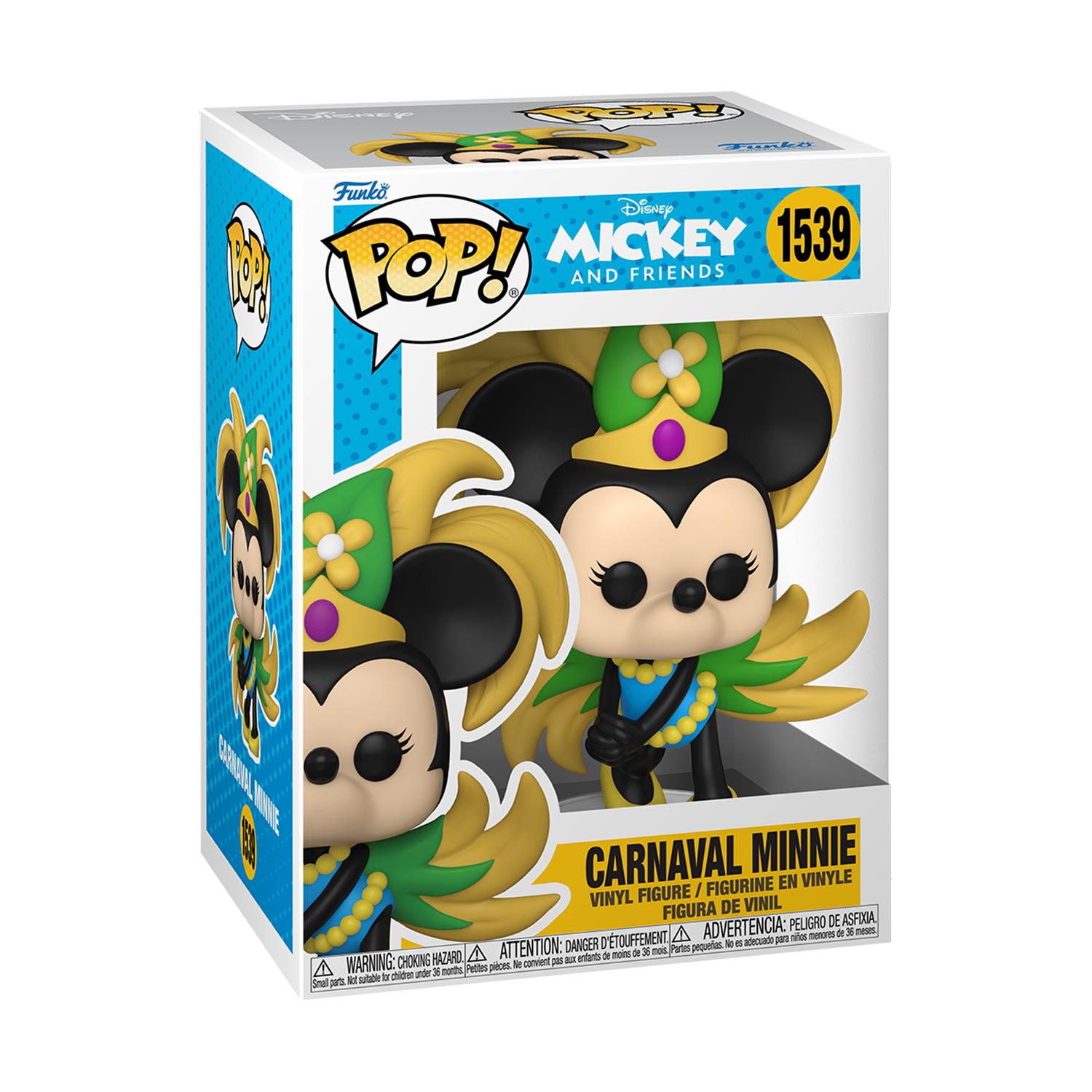 Funko Pop! Disney: Mickey and Friernds - Carnaval Minnie #1539 Vinyl Figure - Image 2