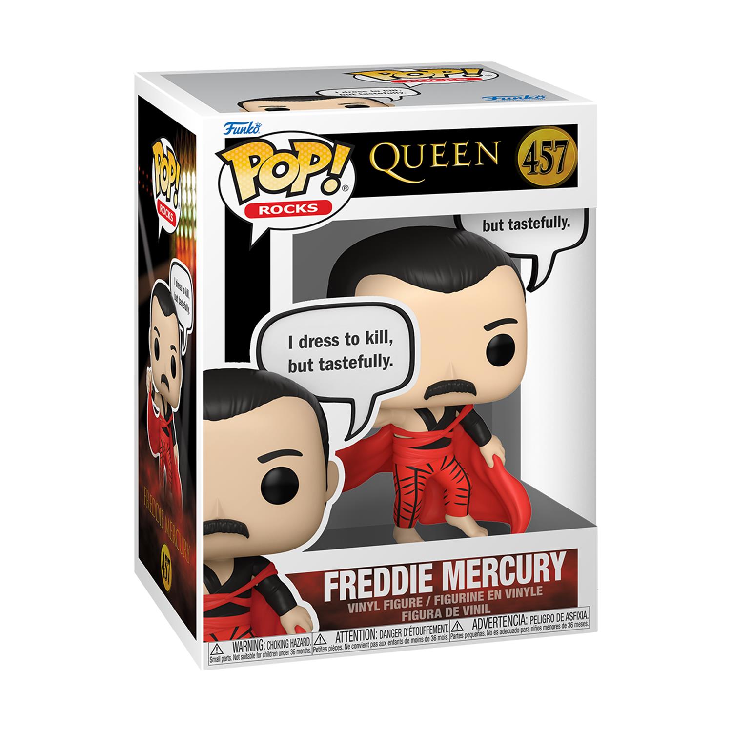 Funko Pop! Rocks: Queen - Freddie Mercury #457 Vinyl Figure - Image 2