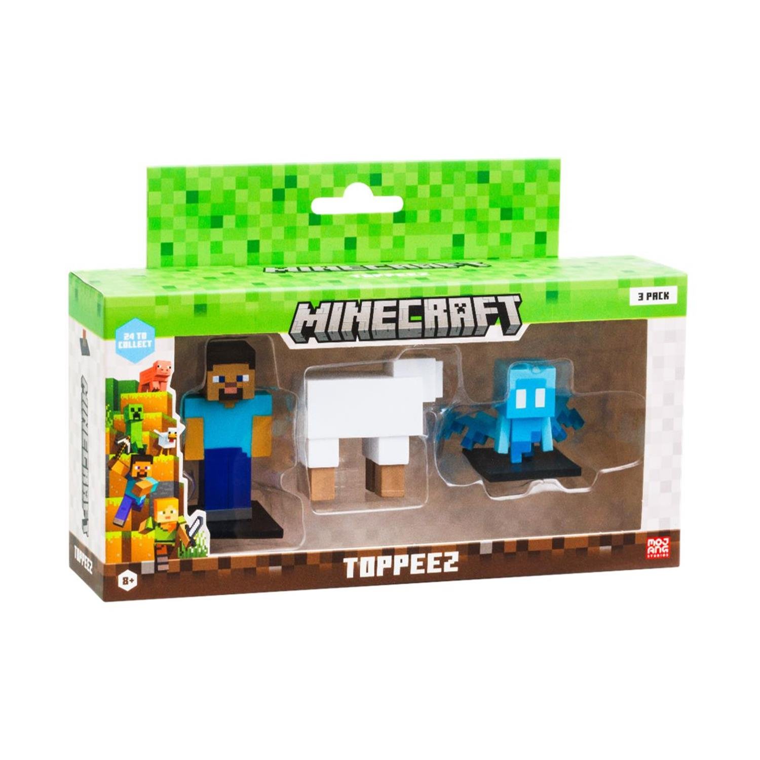 Giochi Preziosi: Minecraft - Toppeez Figure 3 Pack (Random) (MNC10000) - Image 2