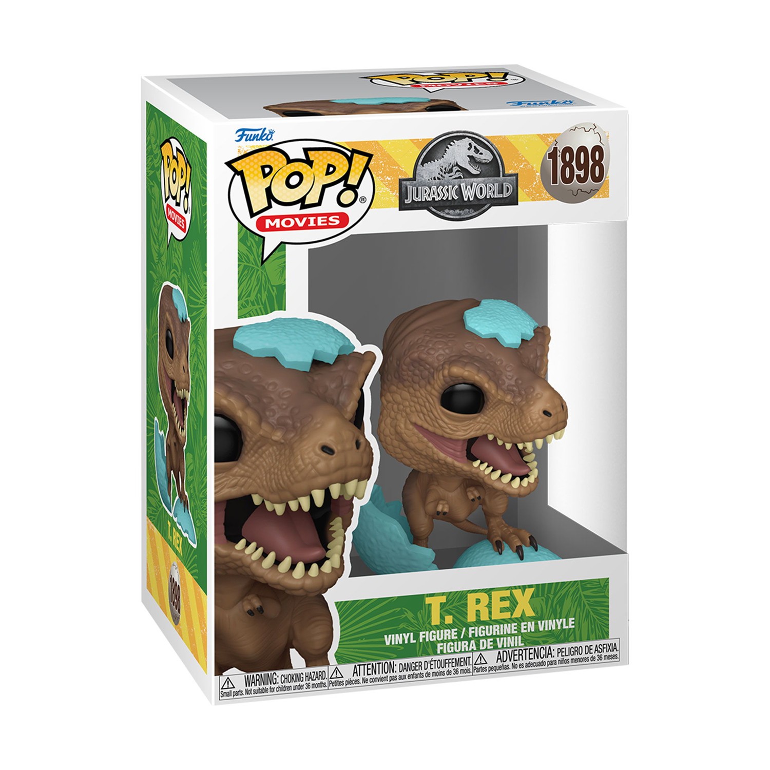 Funko Pop! Movies: Jurassic World - T-Rex (Blue Egg) #1898 Vinyl Figure - Image 2