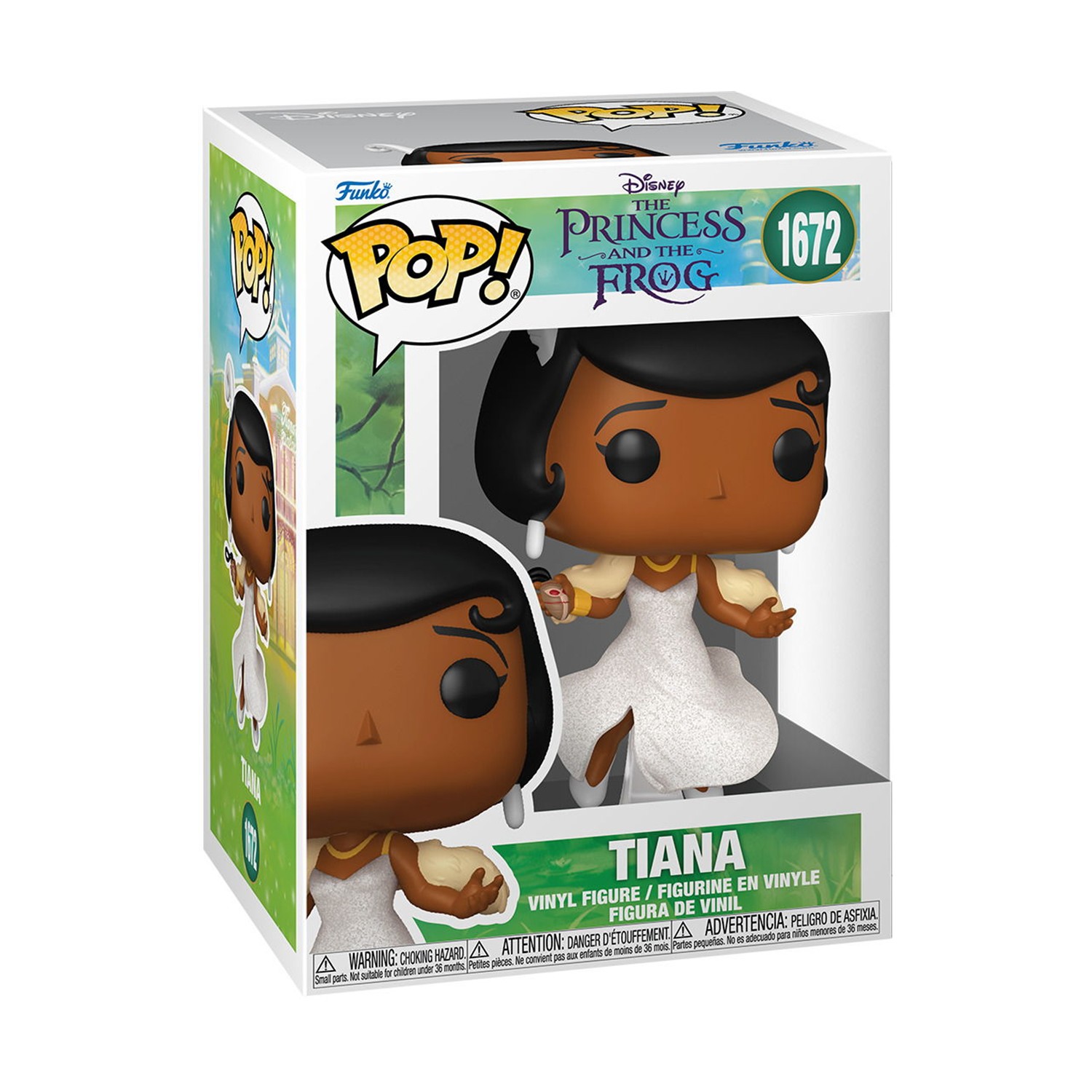 Funko Pop! Disney: The Princess and The Frog - Tiana (with Glitter) #1672 Vinyl Figure - Image 2