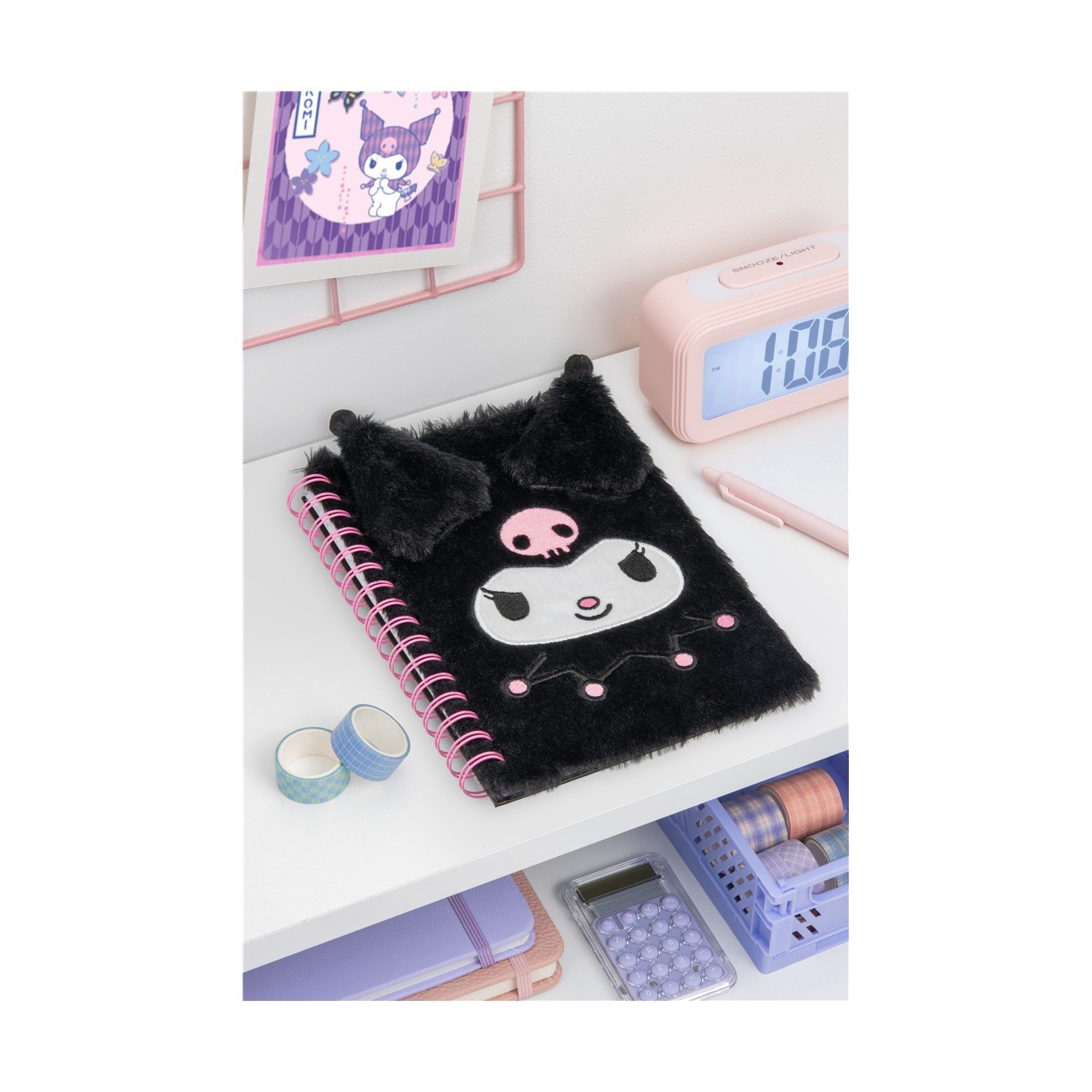 Paladone: Kuromi - Fluffy Notebook (PP14800KUR) - Image 2