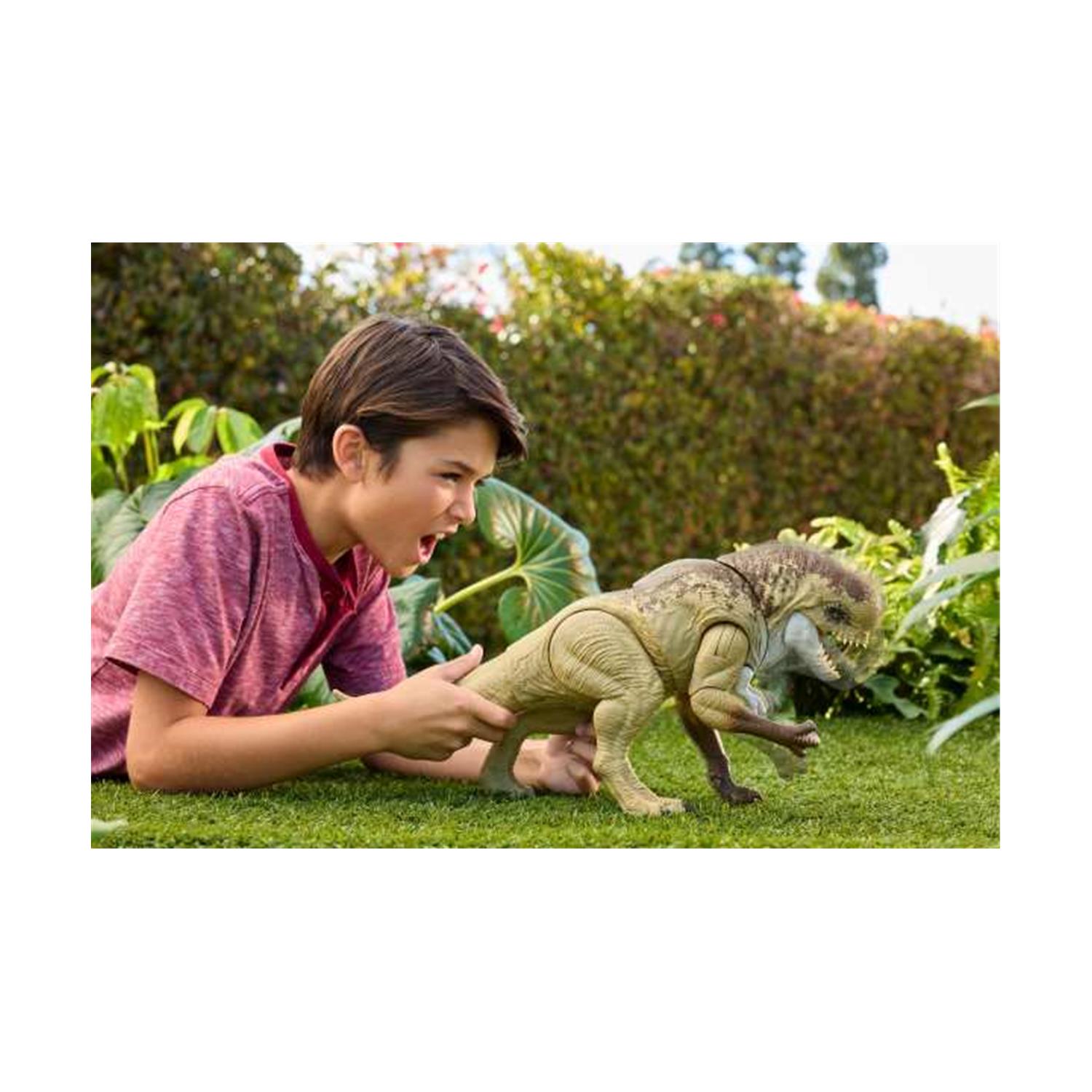Mattel Jurassic World Rebirth: Rumble N' Rampage - Distortus Rex (JGB58) - Image 2