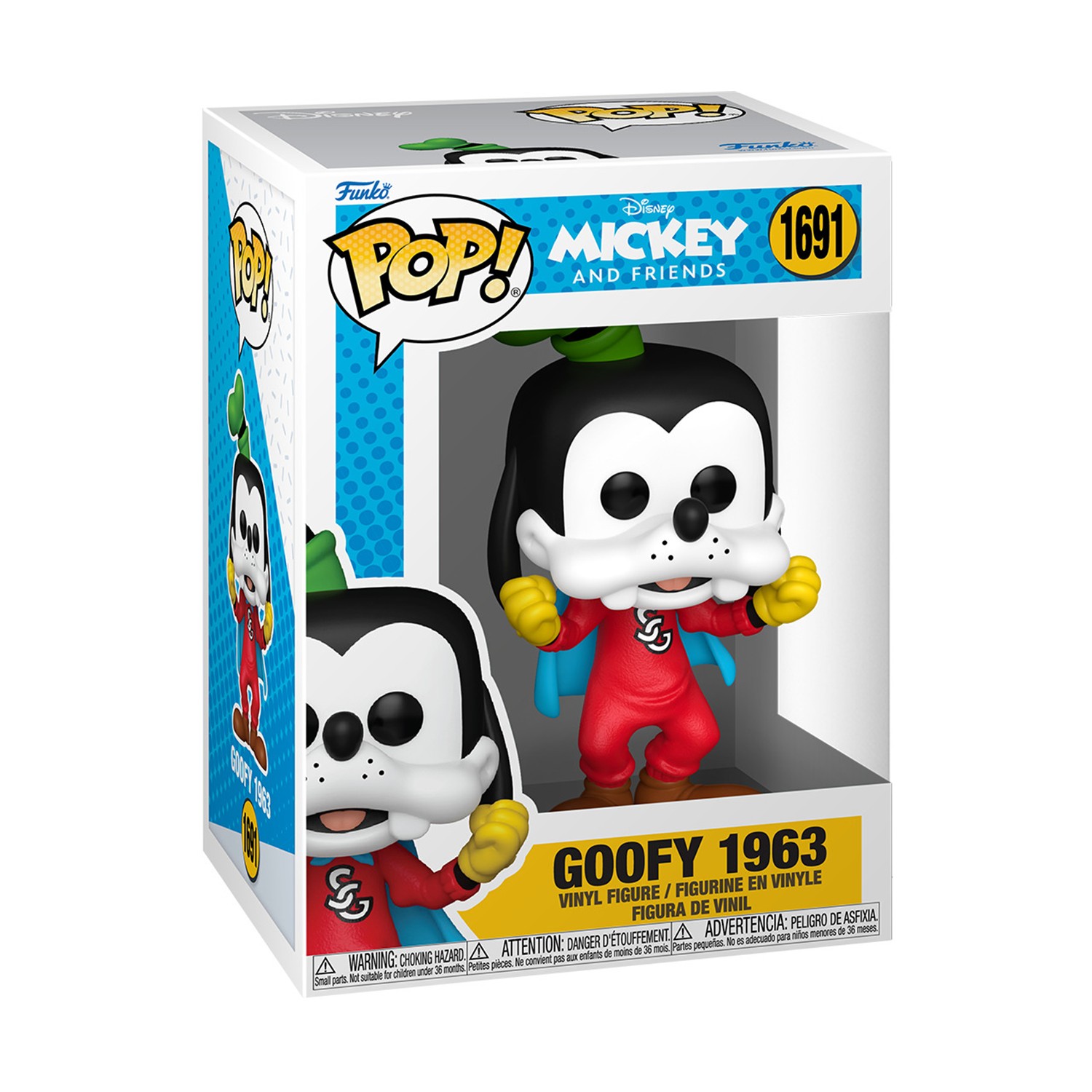 Funko Pop! Disney: Mickey and Friends - Goofy 1963 #1691 Vinyl Figure - Image 2