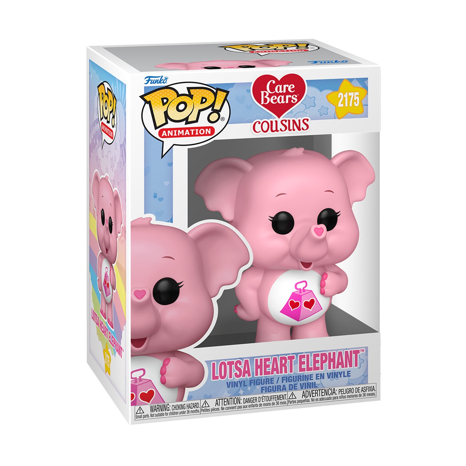 Funko Pop! Animation: Care Bear Cousins - Lotsa Heart Elephant #2175 Vinyl Figure - Image 2