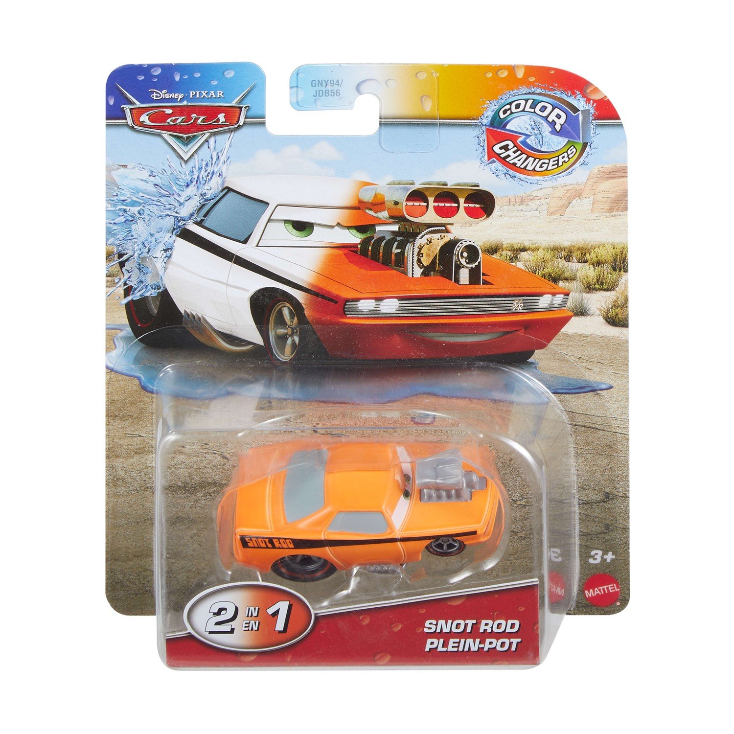 Mattel Disney: Pixar Cars Color Changers – Snot Rod Vehicle (JHG29) - Image 3