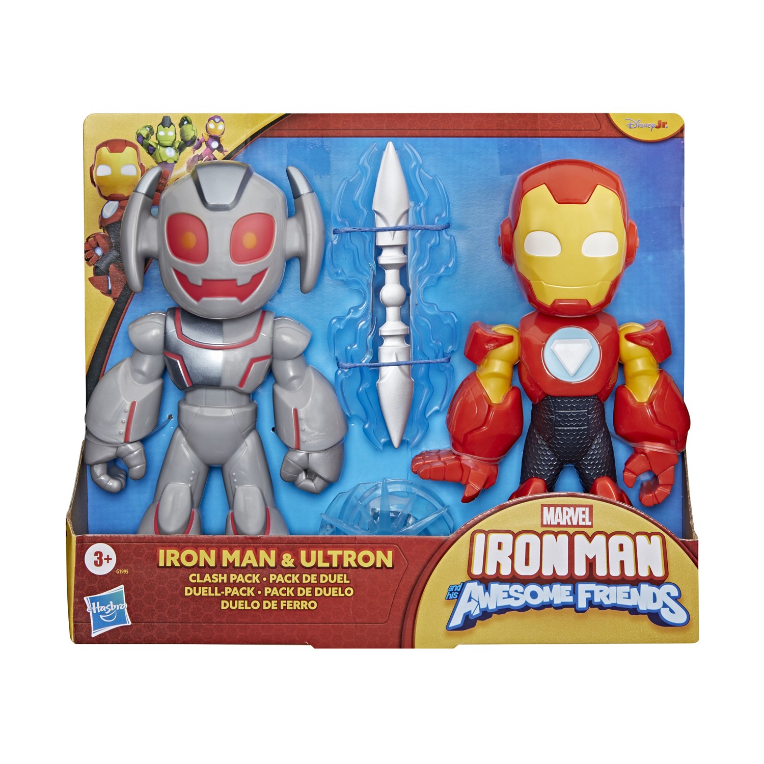 Hasbro Marvel: Iron Man & His Awesome Friends - Iron Man & Ultron Clash Pack (G1995) - Image 3