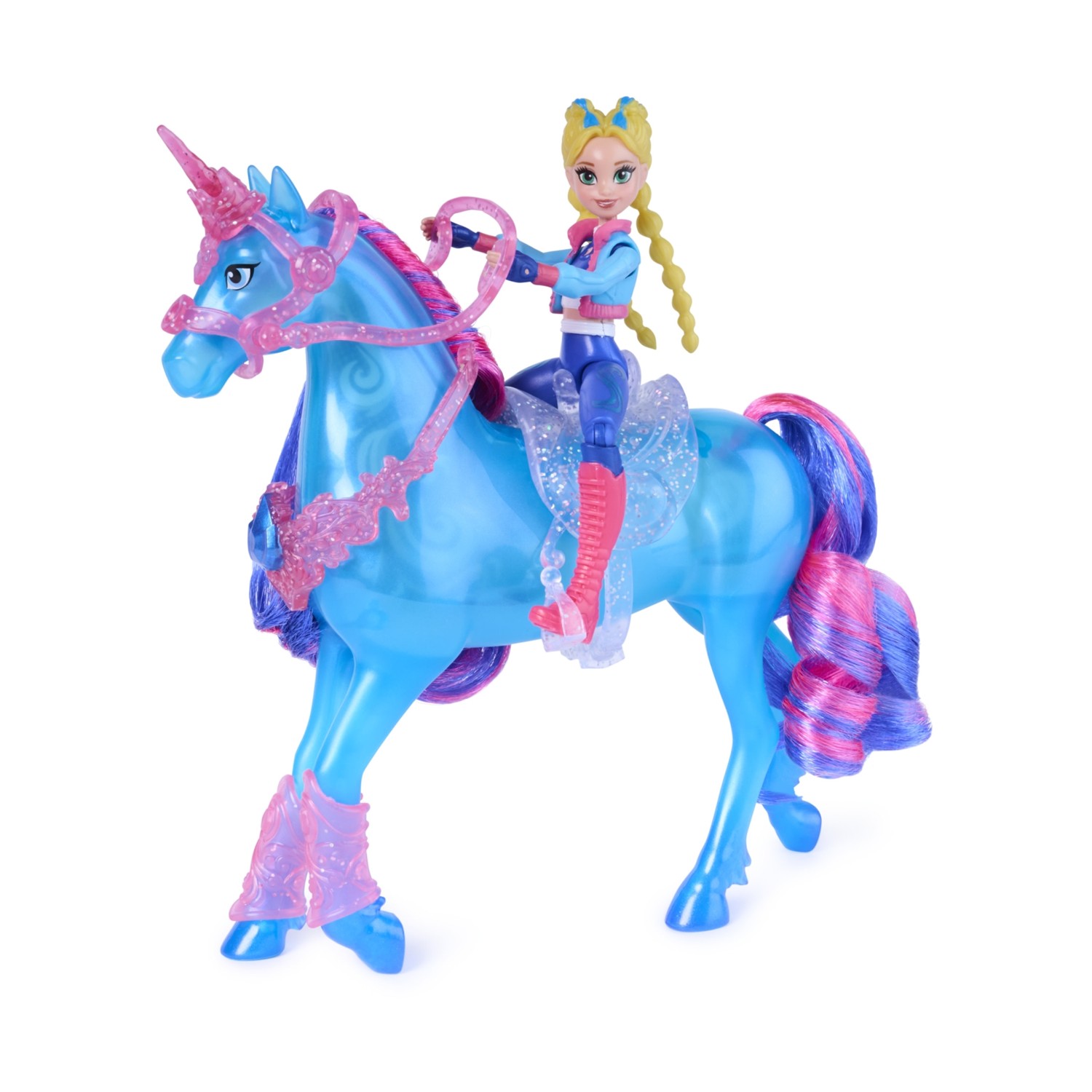 Spin Master Unicorn Academy: Train & Glow River - Isabel & River Doll (6075347) - Image 3