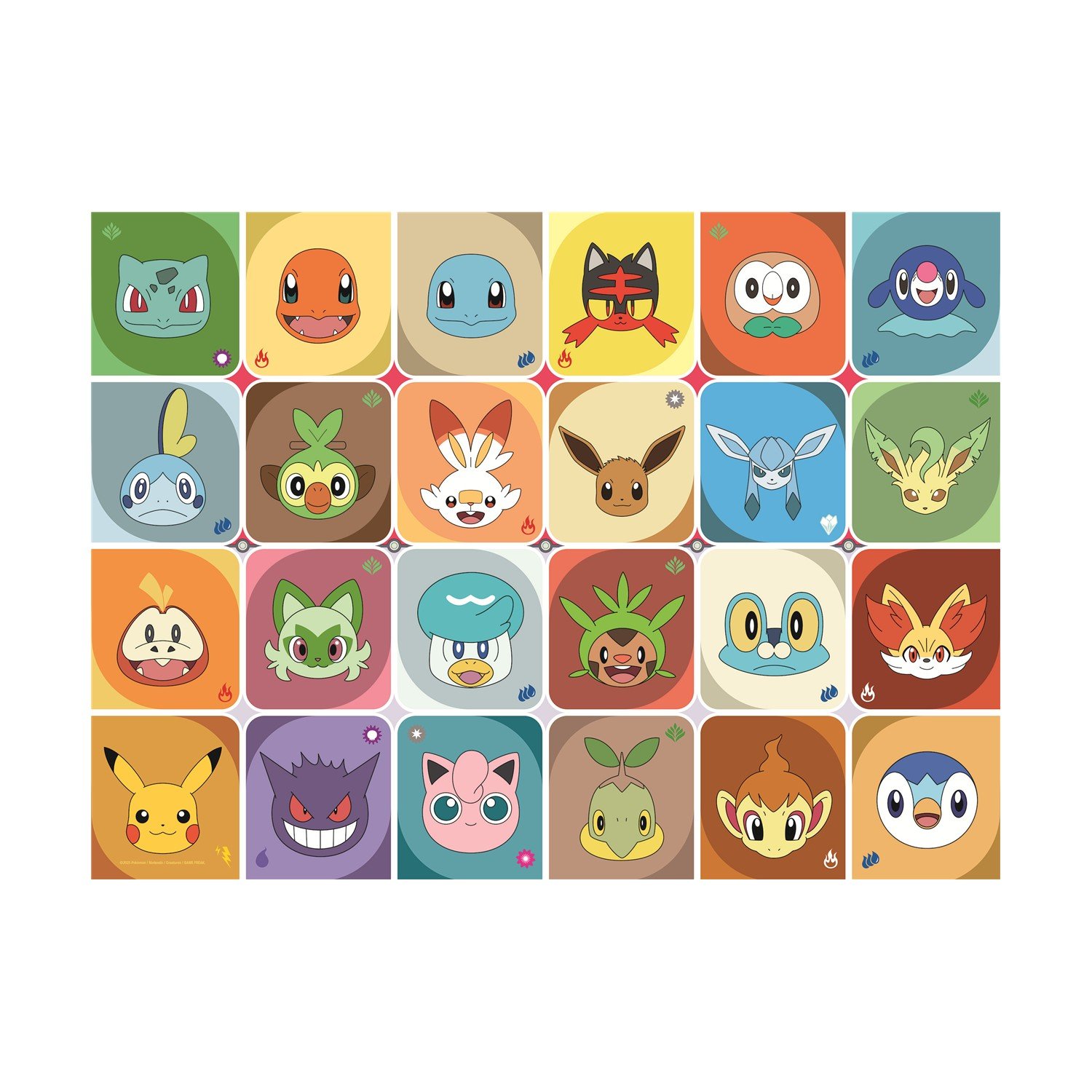 Ravensburger Puzzle Pokemon: Pokemon faces - XXL Puzzle (100pcs) (12004320) - Image 3