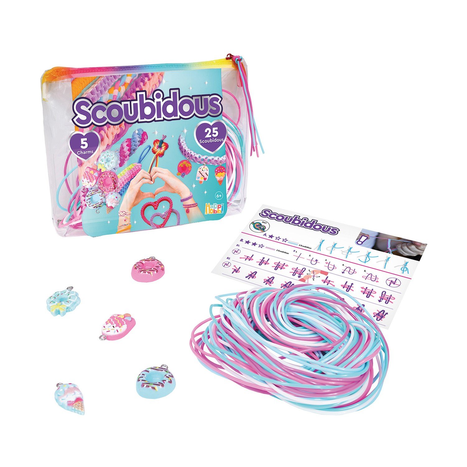 AS HappiHobbi: Scoubidous - Bag with Scoubidous & Accessories (1080-22569) - Image 2