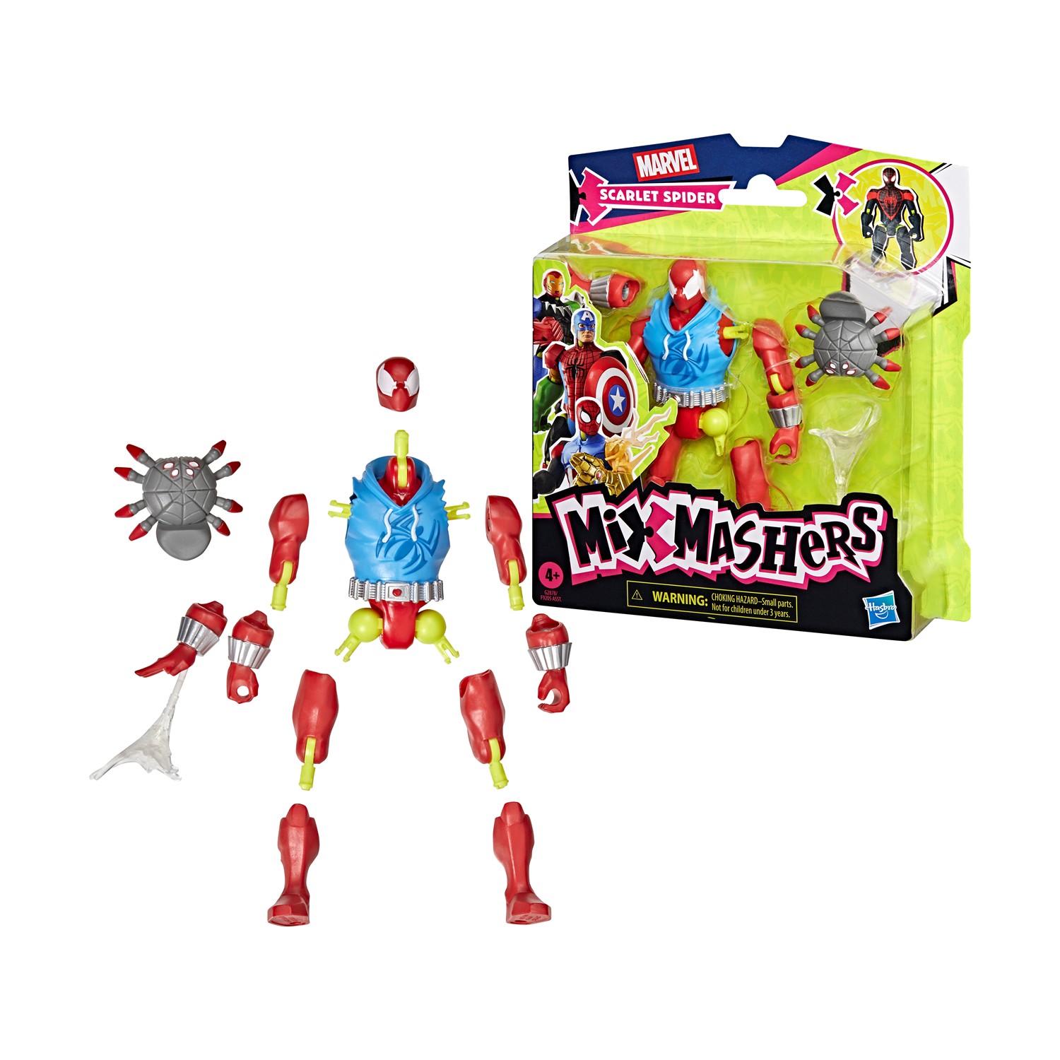 Hasbro Marvel Spider-Man: Mixmashers - Scarlet Spider Action Figure (G2878) - Image 2